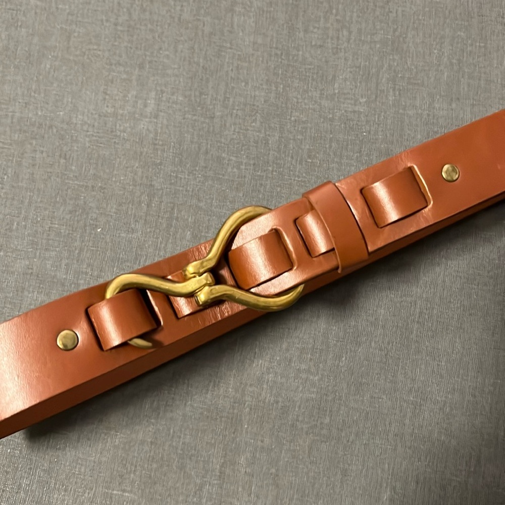 Country Club Prep Longshanks Brown Belt, Size 34